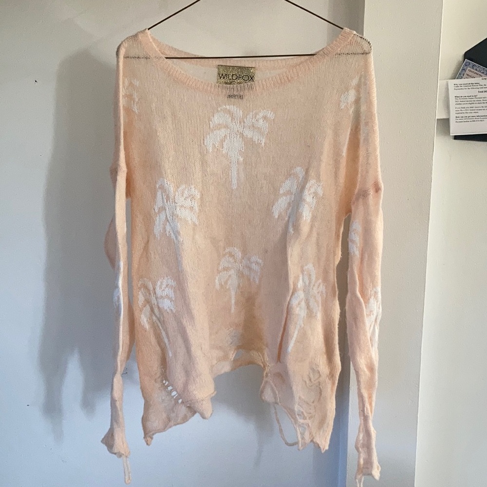 Wildfox palm tree sweater